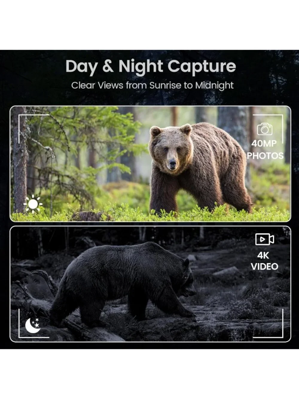 4K Night Vision Binoculars for Adults - High-Performance, Waterproof, Long Range